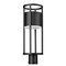 Z-Lite Luca Outdoor Post Mount Fixture, 1-Light, 7.25 In.W x 21.75 In.H, Black/Etched 517PHM-BK-LED - alternate 3